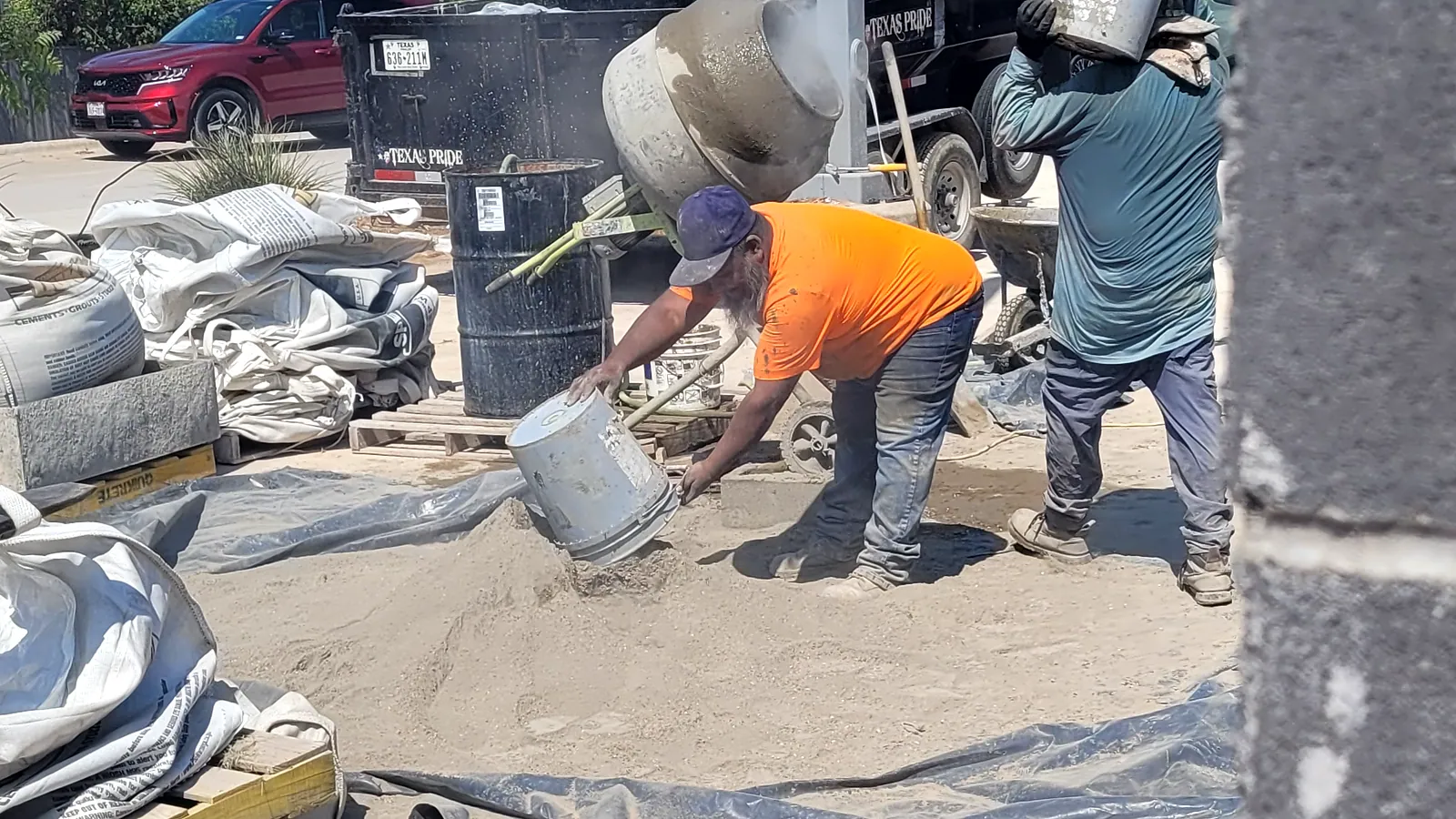 Concrete Services in North Texas, driveways, slabs and flatwork.