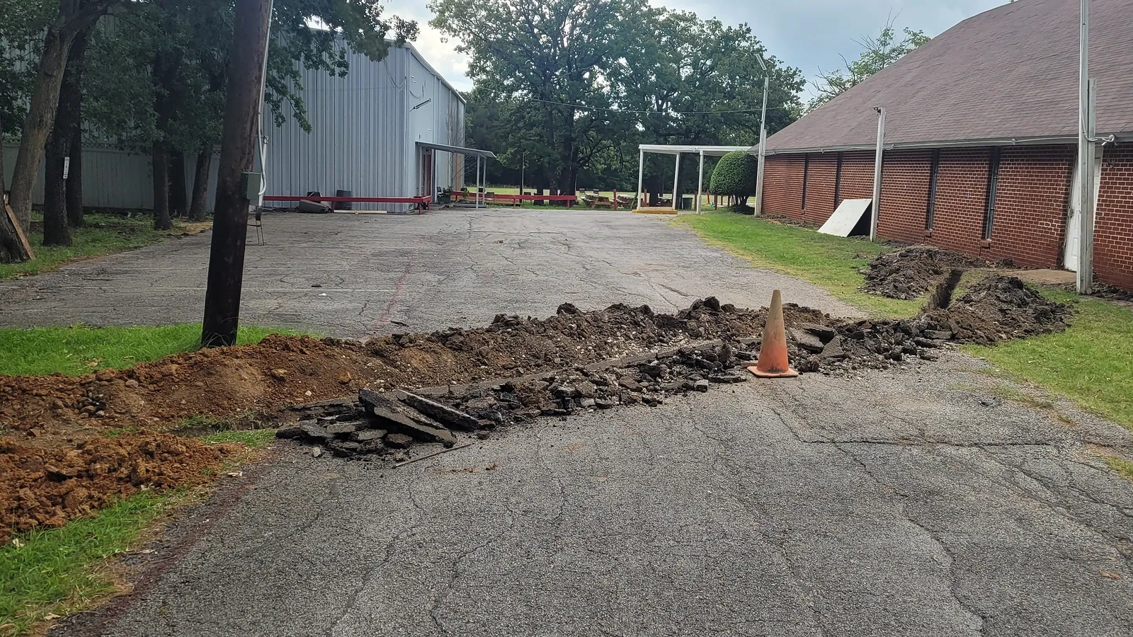 Drainage & Water Management in North Texas, surface and subsurface water control.