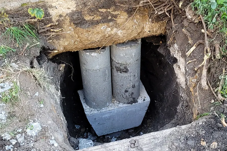 Foundation Repair in North Texas, pier installation and structural leveling.