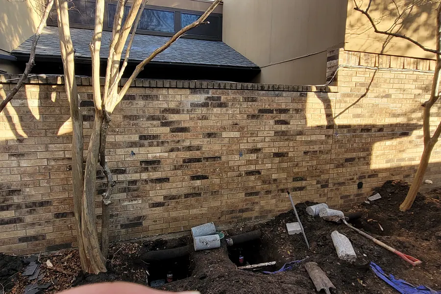 Foundation Repair in North Texas, pier installation and structural leveling.