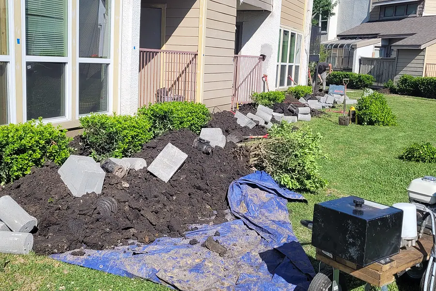 Foundation Repair in North Texas, pier installation and structural leveling.