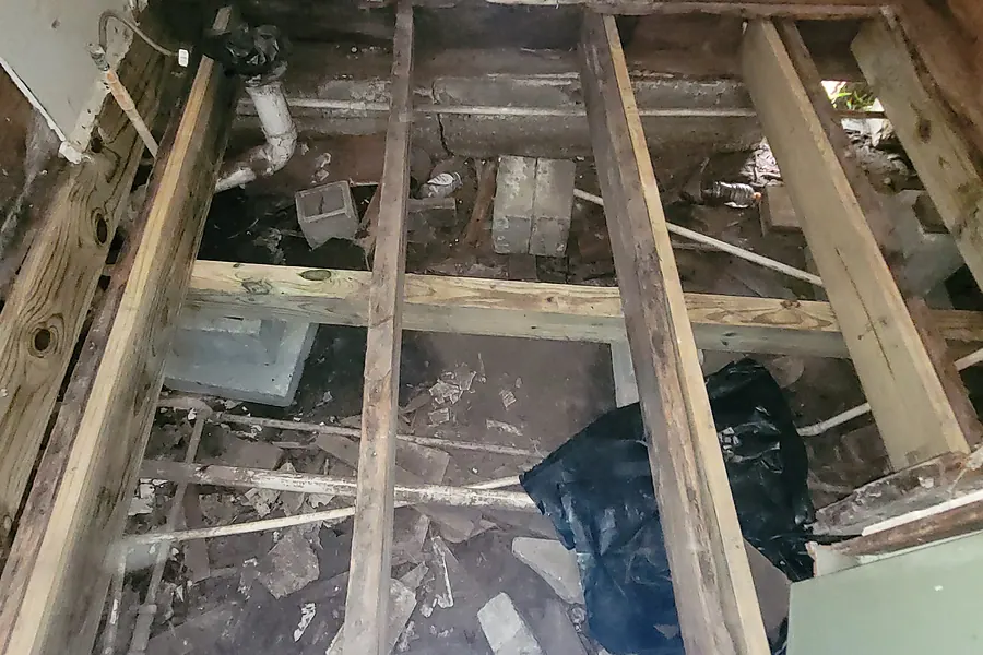 Foundation Repair in North Texas, pier installation and structural leveling.
