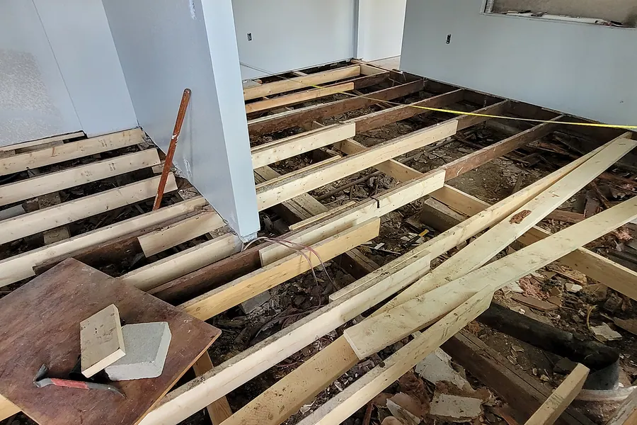 Foundation Repair in North Texas, pier installation and structural leveling.