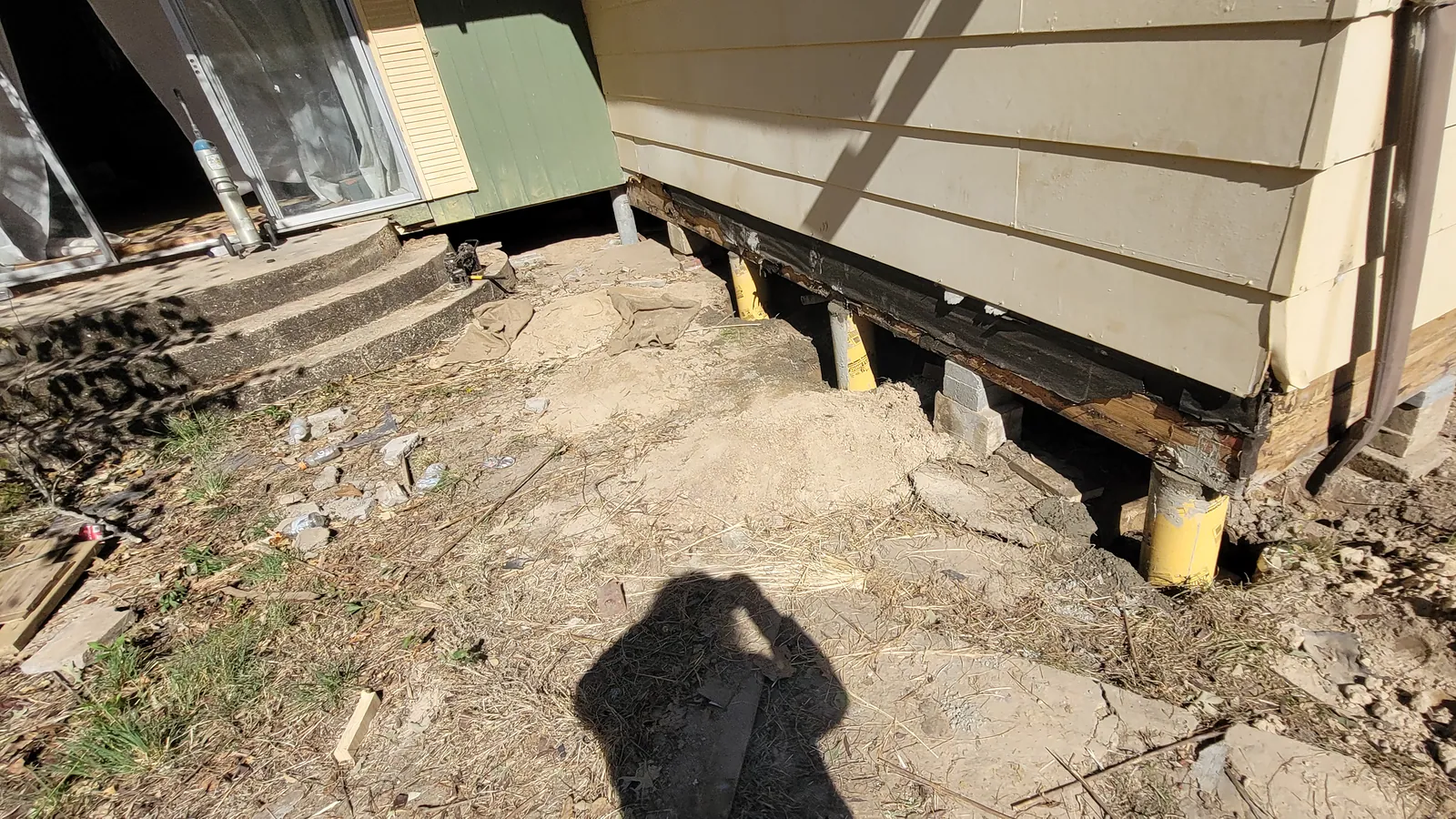 Foundation Repair in North Texas, pier installation and structural leveling.