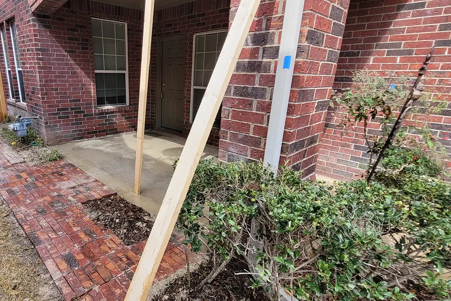 Foundation Repair in North Texas, pier installation and structural leveling.