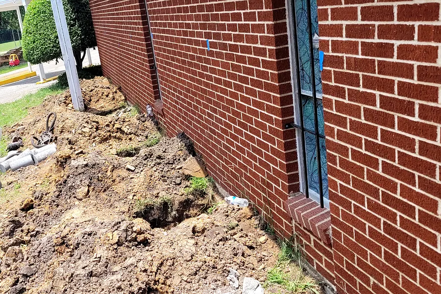 Foundation Repair in North Texas, pier installation and structural leveling.