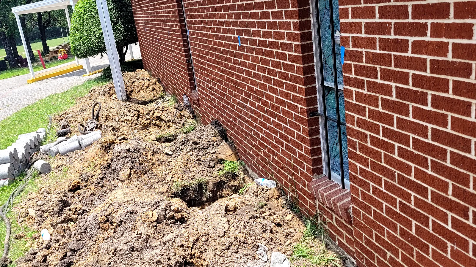 Foundation Repair in North Texas, pier installation and structural leveling.