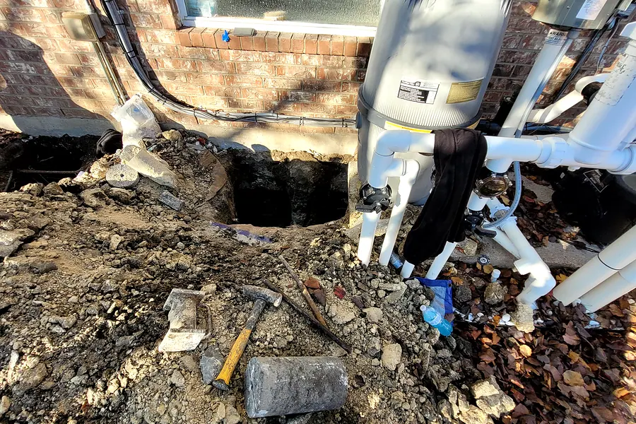 Foundation Repair in North Texas, pier installation and structural leveling.