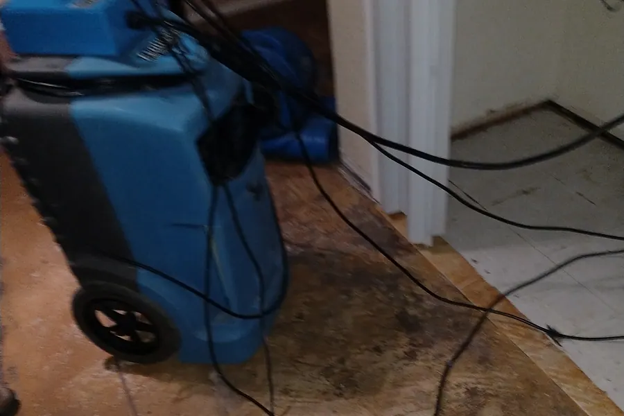 Water Restoration in North Texas, extraction, drying and rebuild.