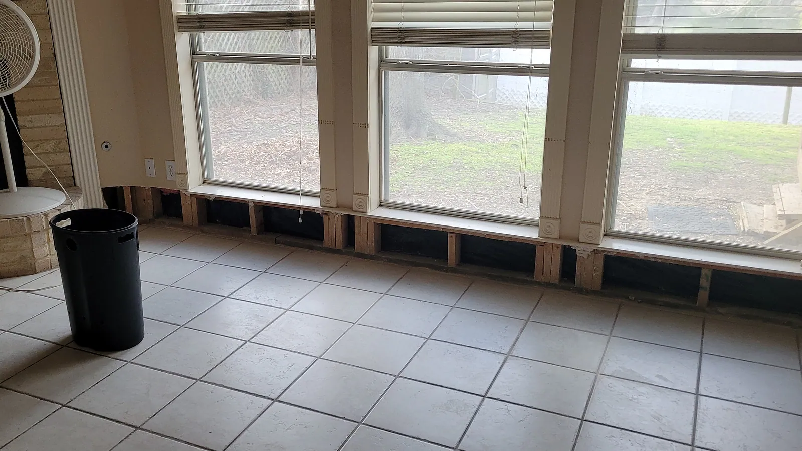 Water Restoration in North Texas, extraction, drying and rebuild.