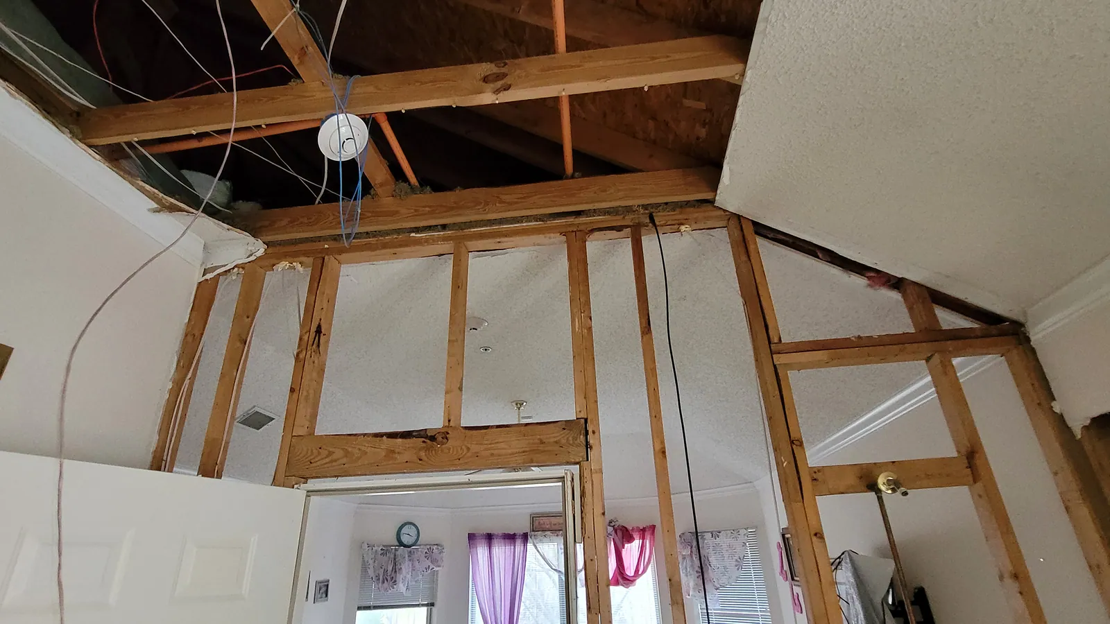 Water Restoration in North Texas, extraction, drying and rebuild.