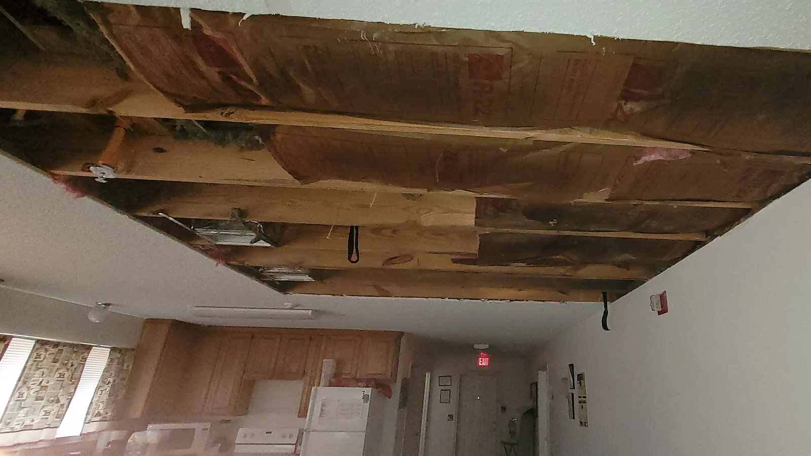 Water Restoration in North Texas, extraction, drying and rebuild.
