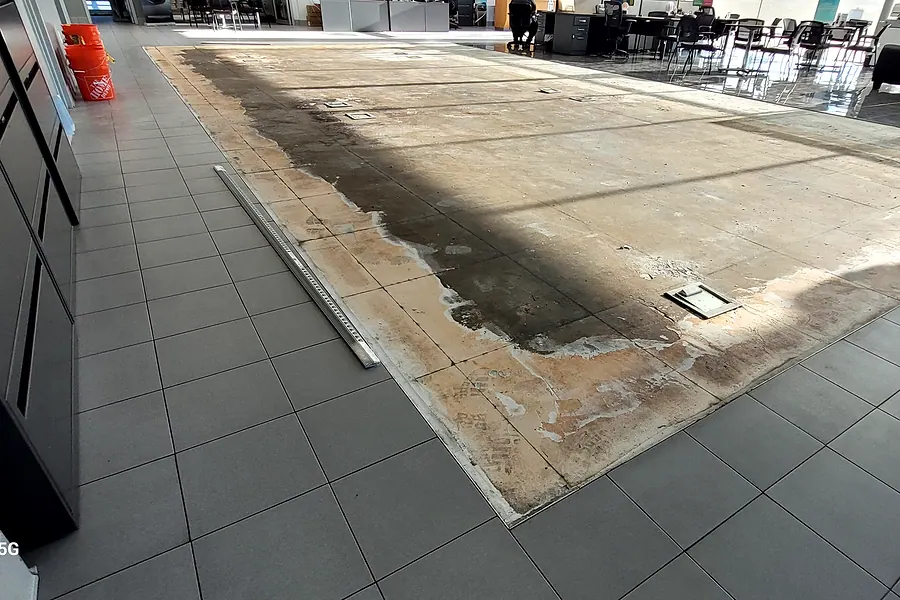 Water Restoration in North Texas, extraction, drying and rebuild.