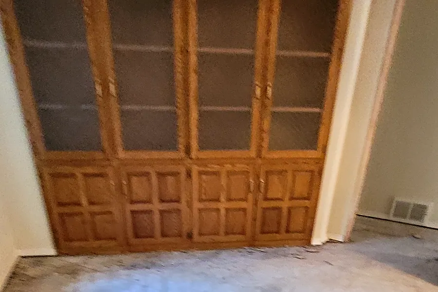 Water Restoration in North Texas, extraction, drying and rebuild.